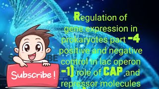 part -3 ( negative and positive control of Lac operon)# regulation of gene expression in prokaryotes