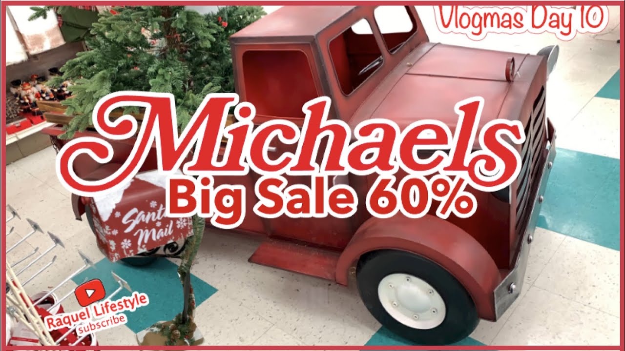 Michael's!! Christmas decorations ON SALE 50 60 OFF* shop with me