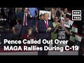 Trump & Pence Confronted Over Rallies, Lack of Masks | NowThis