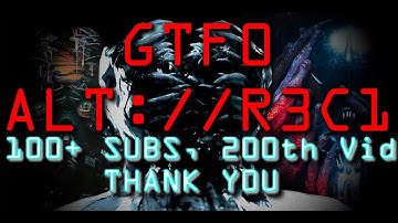 ALT:// R3C1 - OVERRIDE:// THE WARDEN - Alpha - SOLO /w bots - GTFO