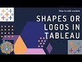 How to add custom shapes or logos into Tableau