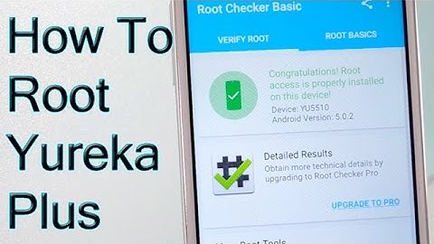 How To Root Yu Yureka Plus [Video Tutorial]