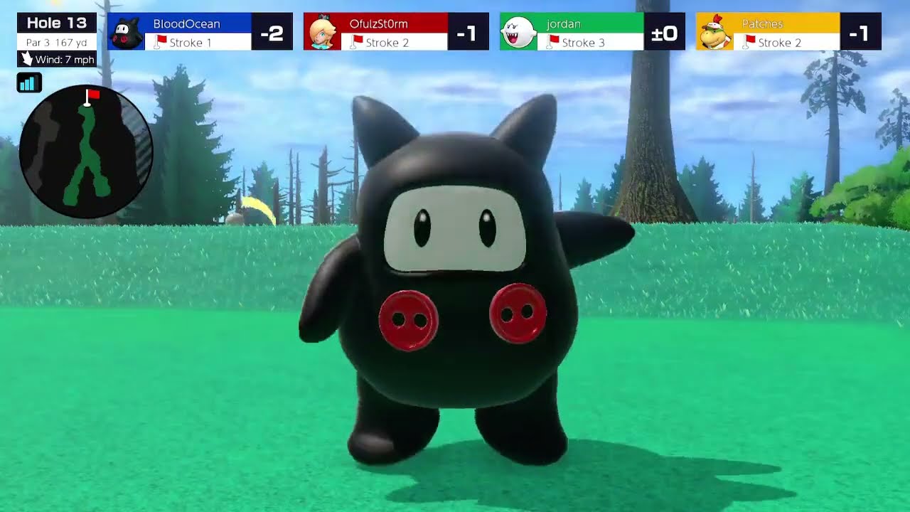 Mario Golf Super Rush Ninji No Run Hole in One