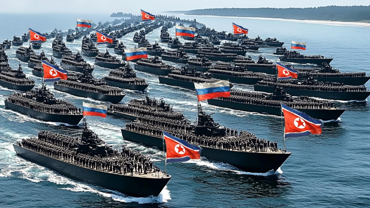 7 минут назад! 10 000 северокорейско-российских кораблей, прибывших в Крым, уничтожены нами - Арма 3