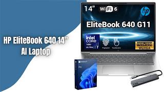 HP EliteBook 640 Business Laptop Review | Core Ultra 7 165U AI Laptop with 16GB RAM & 512GB SSD!