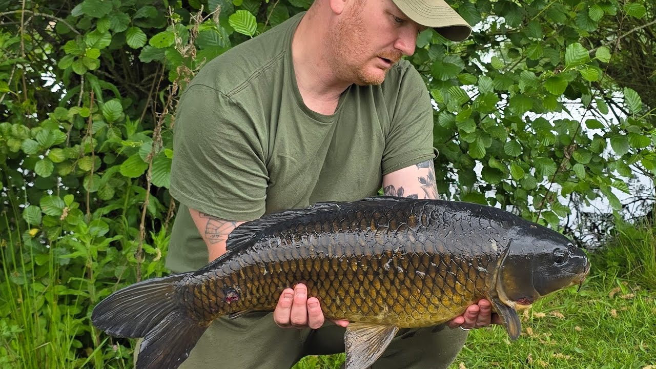Carp fishing on a speci lake ,at a midlands venue.WIth Brummie Carper Adam