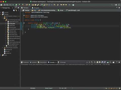 Java | Sort An Array Reverse Order