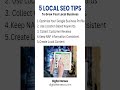 5 Local SEO Tips to Attract More Local Customers | #Shorts