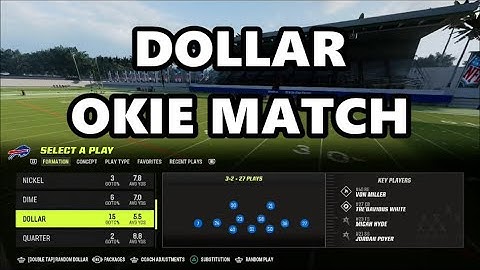 MADDEN 23 - MULITPLE PLAYBOOK - DOLLAR OKIE MATCH SCHEME