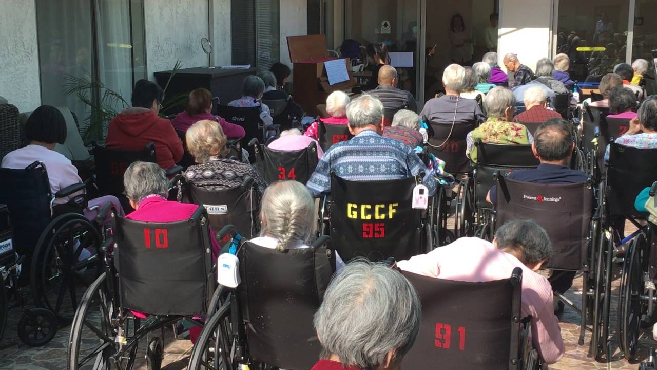 Convalescent Home Visit Gloria 05222016