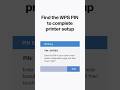 Suchen Sie die WPS-PIN, um die Druckereinrichtung abzuschließen | HP Drucker | HP Support