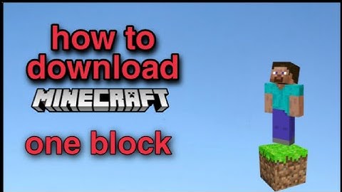 How to Download and Install One block Survival Map in Minecraft 1.19 | Minecraft One Block Survival