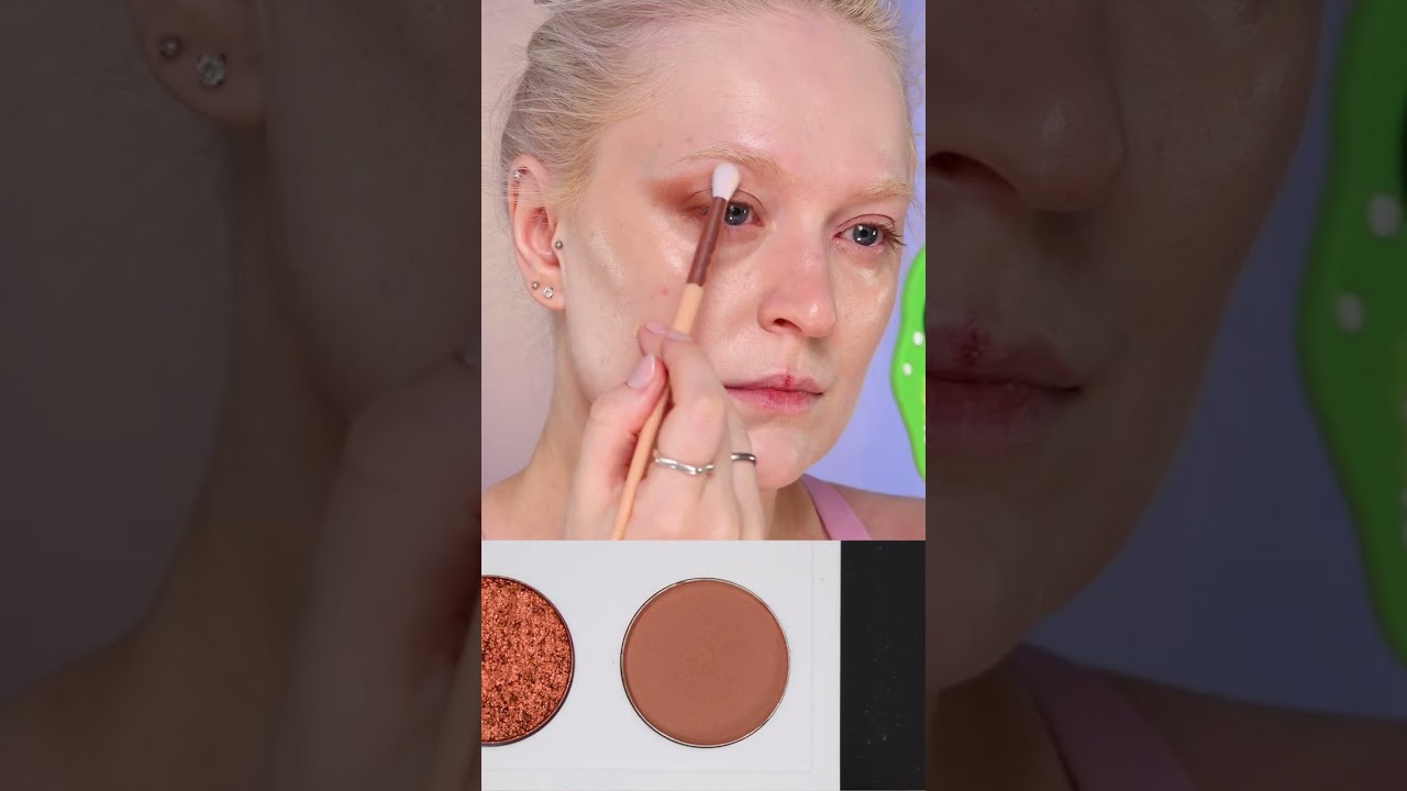 The Pastel Roses Crushed Diamonds 01 palette autumn makeup look 