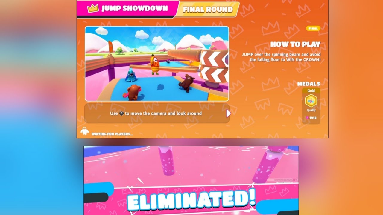 Fall Guys #6 I tried to win it, but I fell off, but I'm coming back💯