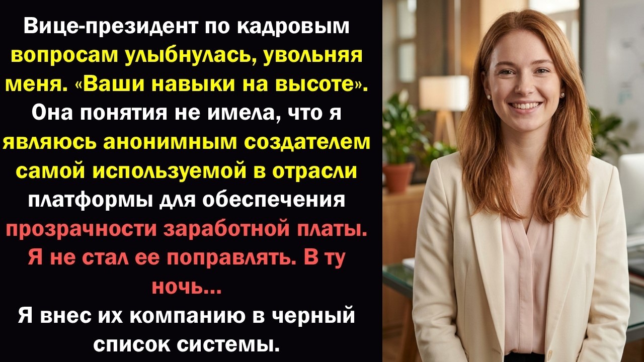 Меня уволили на глазах у всех — поэтому я внес их компанию в черный список на своей платформе.