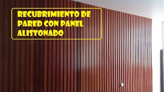 Revestimiento pared madera MDF y Melamina o PVC