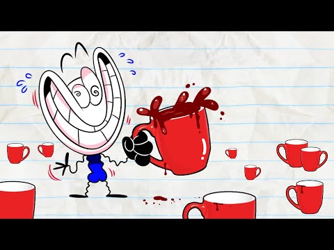 Coffee Craze | Pencilmation Cartoons!