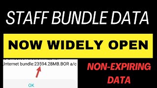 FREE INTERNET WITH STAFF BUNDLE | unlimited free internet #free