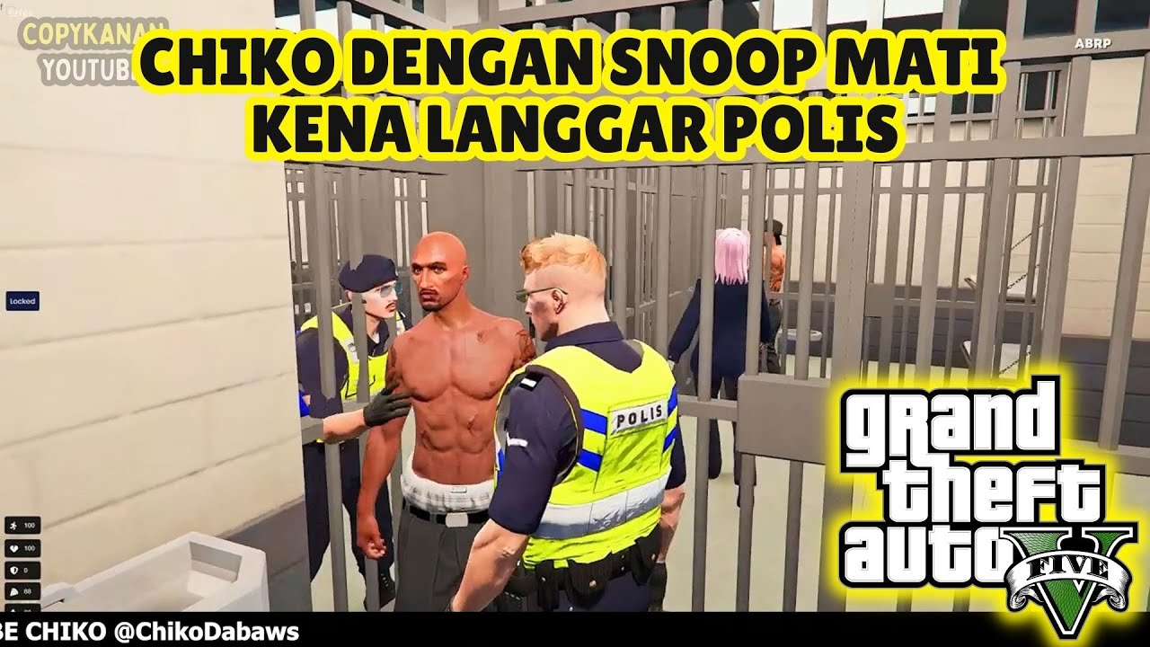 🔴 GTA 5 | CHIKO DENGAN SNOOP MATI KENA LANGGAR POLIS