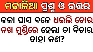 ଓଡ଼ିଆ ଢଗ ଢମାଳି || Clever Question And Ans || Odia Khati || Odia Riddle || IAS Questions