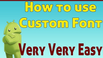 How to use Custom Font in Android Studio |  Custom Fonts on Android