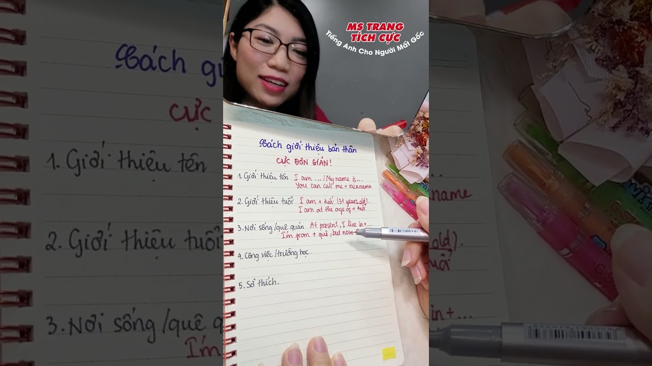 Phần 28: Cách giới thiệu bản thân bằng tiếng Anh cực đơn giản