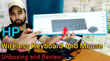 Hp Wireless Keyboard And Mouse Unboxing And Review In Details {Hindi}