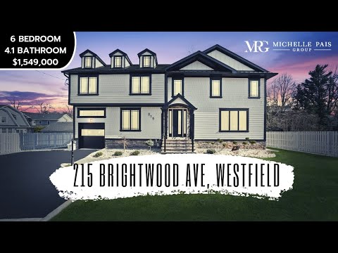 215 Brightwood Ave, Westfield, NJ home video tour