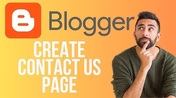 How to Create Contact Us Page on Blogger / BlogSpot | Tutorial 2025