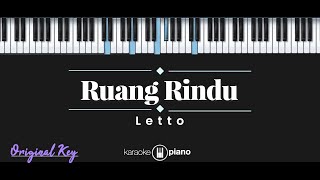 Ruang Rindu - Letto KARAOKE PIANO - ORIGINAL KEY