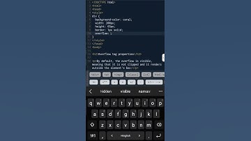 Overflow CSS Tag #html #css #coding #tutorial #trending #shorts