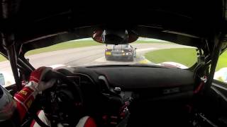 A view from inside joel weinberger's race car during the ferrari
challenge at homestead-miami speedway, november 5-6, 2016. is long...