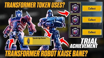 BGMI 3.9 Transformers Robot Kaise Bane? | Transformers Token Uses? | Megatron / Optimus Prime Trial