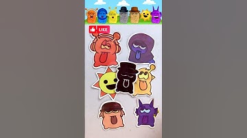 Incredibox Sprunki - Nuggets Edition (Mod) color mixing #incredibox #sprunki #satisfying #nuggets