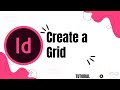 How to create a grid in InDesign