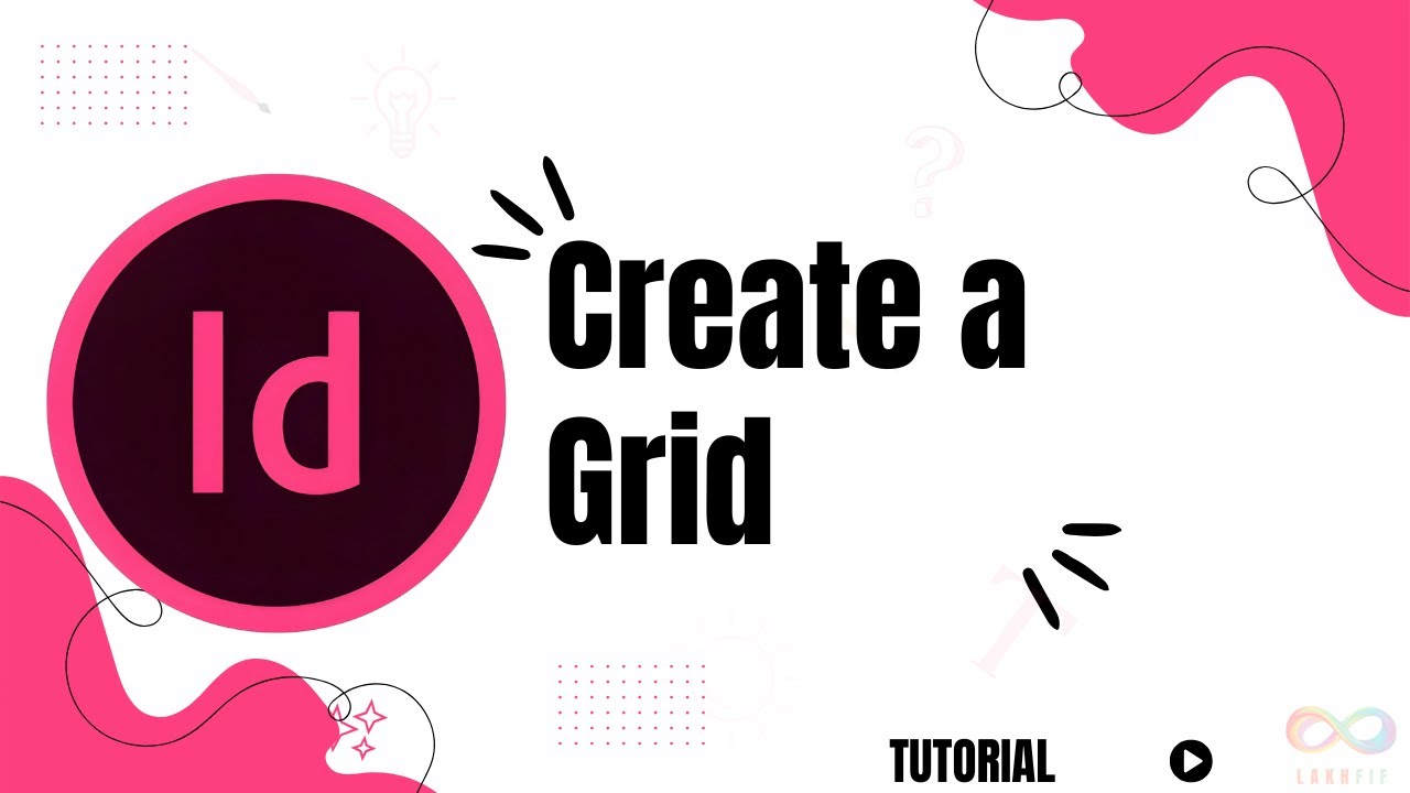 How to create a grid in InDesign - YouTube