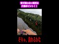 皆が狙わない穴場ポイントはやっぱ釣れる！#shorts