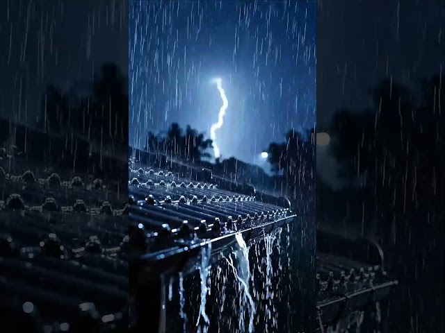 Night rain #rain #rainsounds #relax #shorts