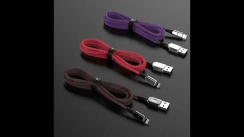 Baseus X Shaped LED Premium Lightning Cable