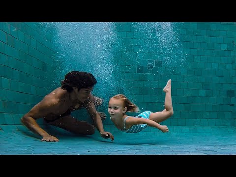 KIDS LEARN TO SWIM! Inspiration from Around the World! Kids and Baby Swim Lessons Underwater Routine