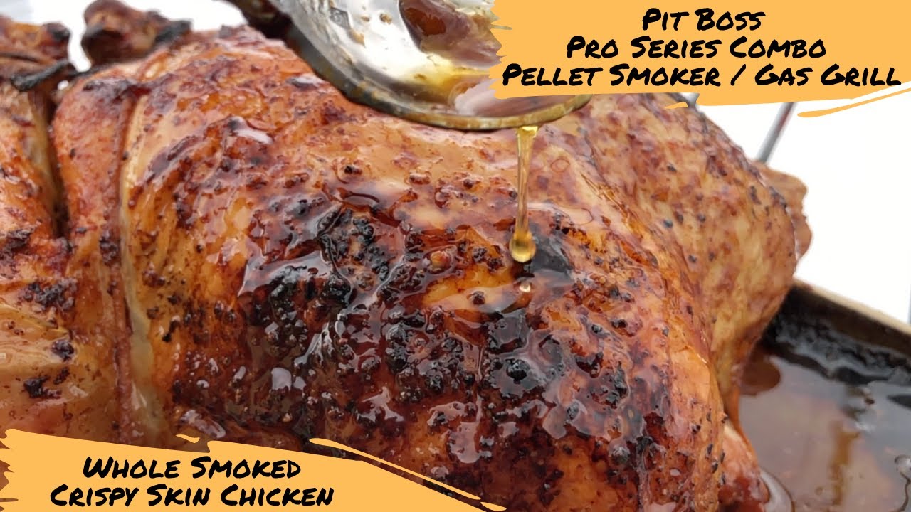 Smoked Crispy Skin Whole Chicken