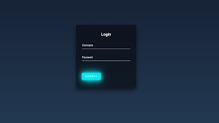 Unbelievable! Create a Login Form in 6 Minutes - CSS Tutorial  #css animtion effect
