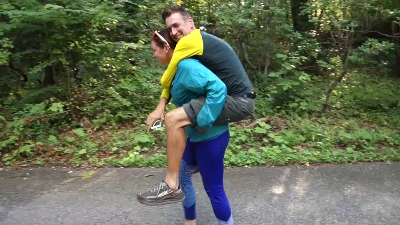 Too Clean and Jeckyl Piggy back ride