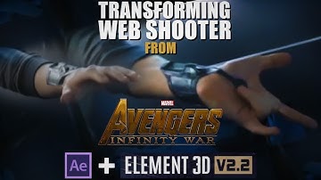 Spider Man Transforming Web Shooter TUTORIAL | Adobe After Effects and Element 3D