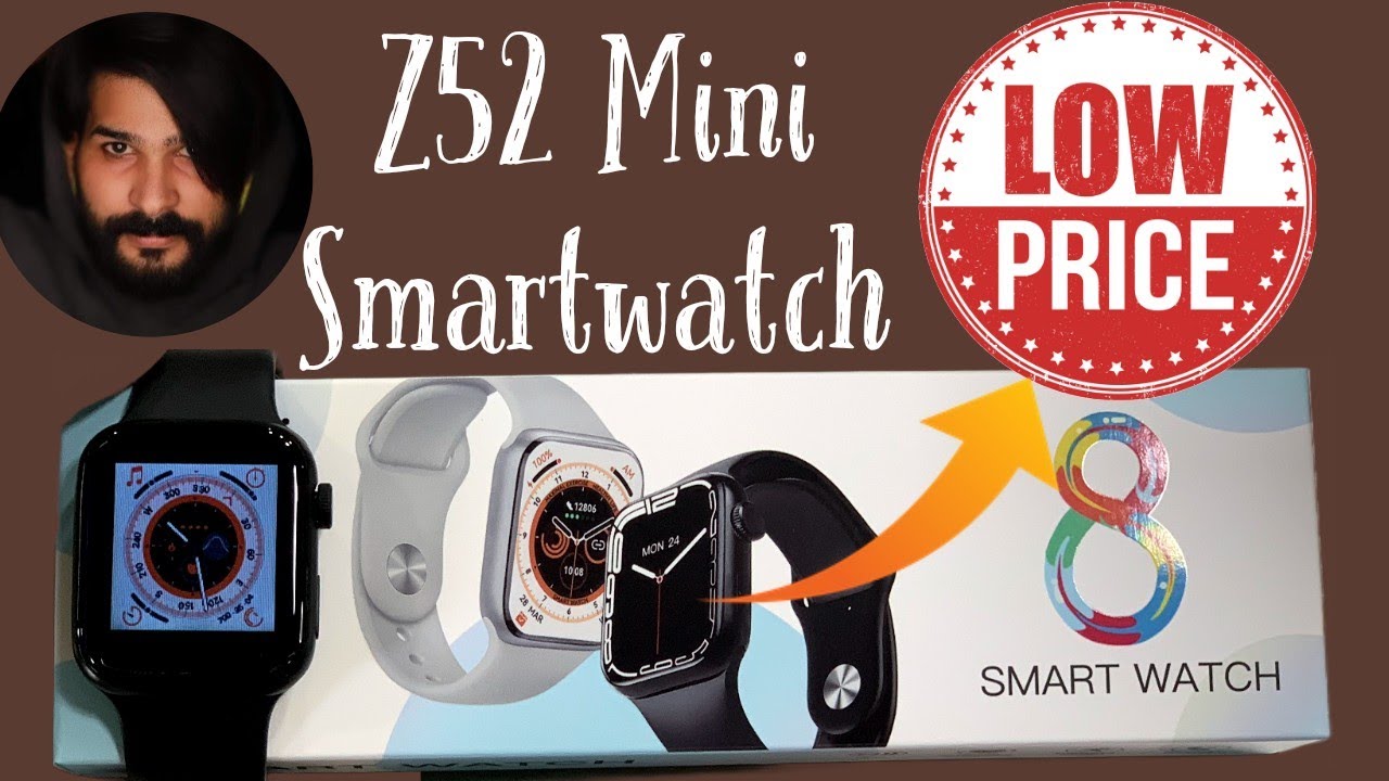 Z52Mini Smartwatch, Fitpro Application, cheapest Smartwatch