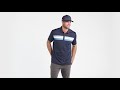 Travis mathew screen printed cabana chest stripe polo  for men  buy at apparelnbagscom