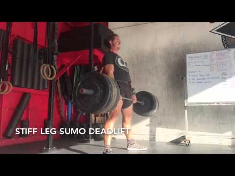 Stiff Leg Sumo Deadlift