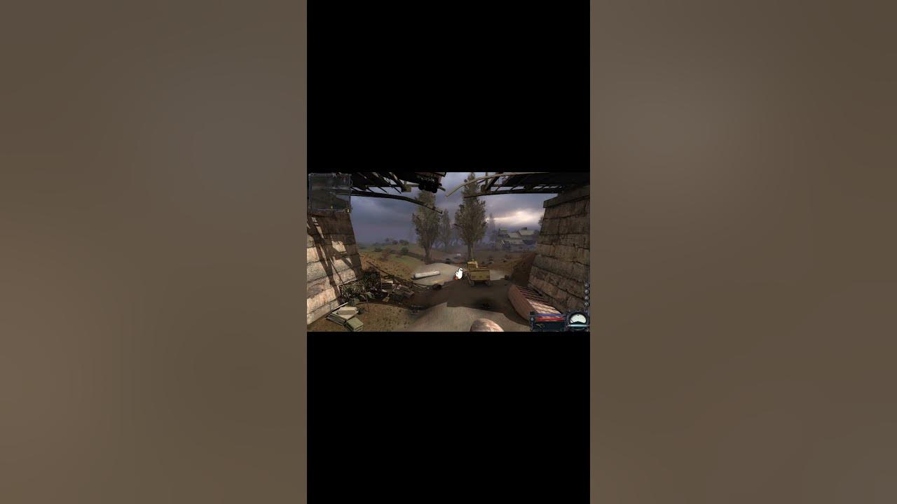 Утка идет по кордону В сталкер - YouTube