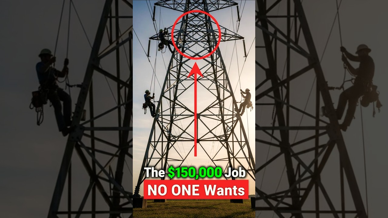 The Climb That Breaks Normal Humans | Extreme Linemen Ascend Giant Power Tower 