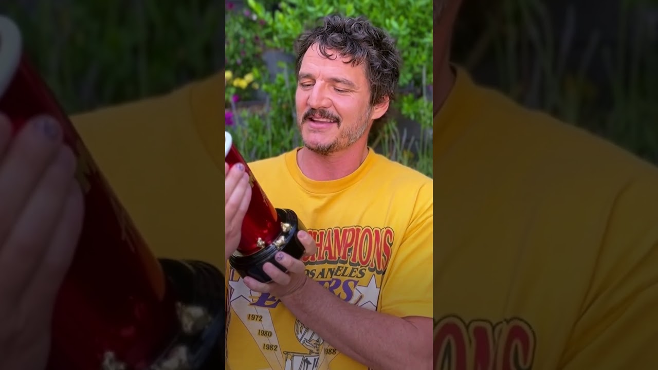 Pedro Pascal's Lakers T-shirt is a vintage grail worth suffering